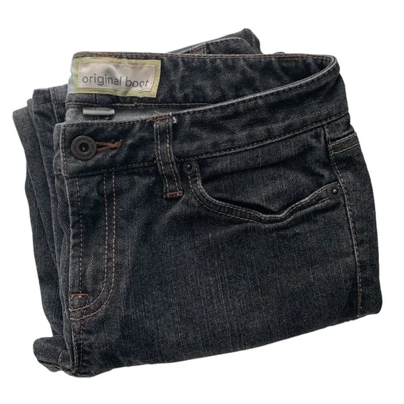 LOFT Original Bootcut Faded Black Jeans - Picture 5 of 9